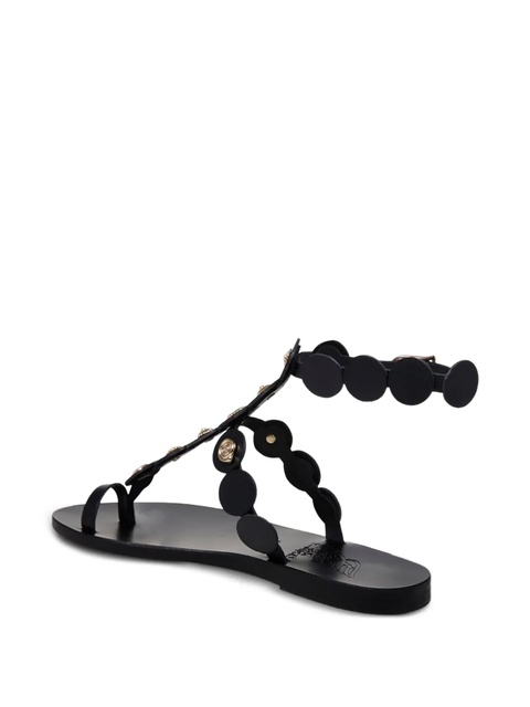 Ancient Greek Sandals embellished buckle sandals - Black - zdjęcie produktu nr 2