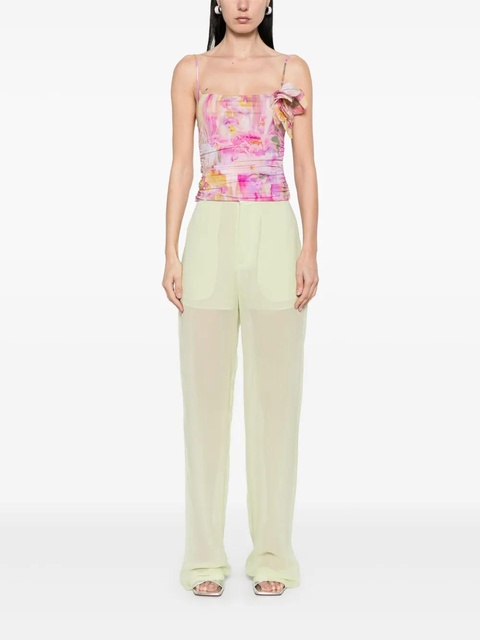 Blumarine floral-print top - Pink - zdjęcie produktu nr 2
