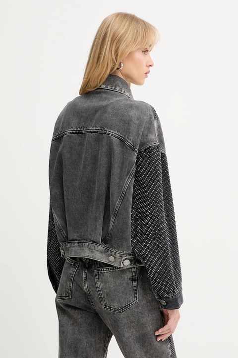 Pinko kurtka jeansowa kolor szary 104644 A2W4 - zdjęcie produktu nr 2
