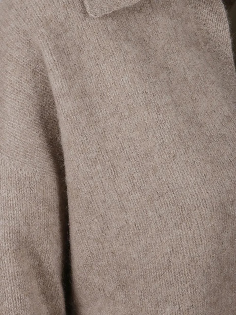 Almada Label V-neck cardigan - Neutrals - zdjęcie produktu nr 2
