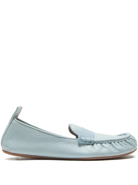 Acne Studios ruched loafers - Blue - zdjęcie produktu nr 1