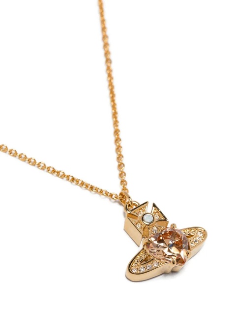 Vivienne Westwood Ariella Orb crystal-embellished necklace - Gold - zdjęcie produktu nr 2