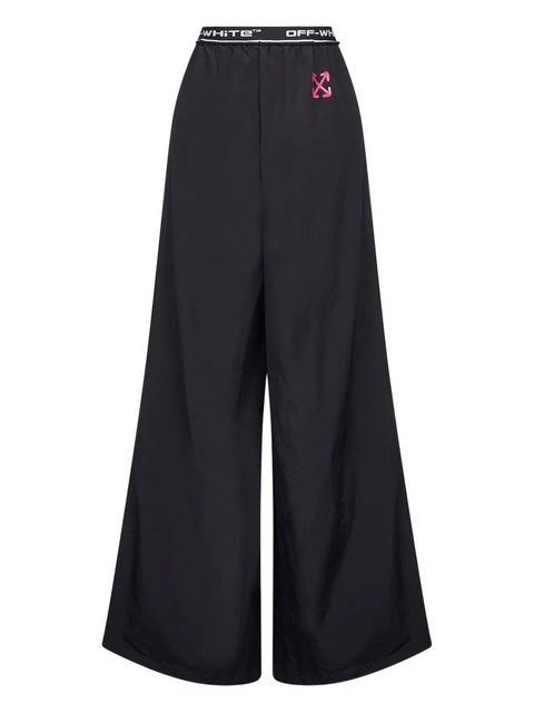 Off-White logo-band trousers - Black - zdjęcie produktu nr 2