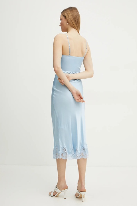 Ermanno Scervino sukienka kolor niebieski maxi rozkloszowana 56TQ057EL1 - zdjęcie produktu nr 2