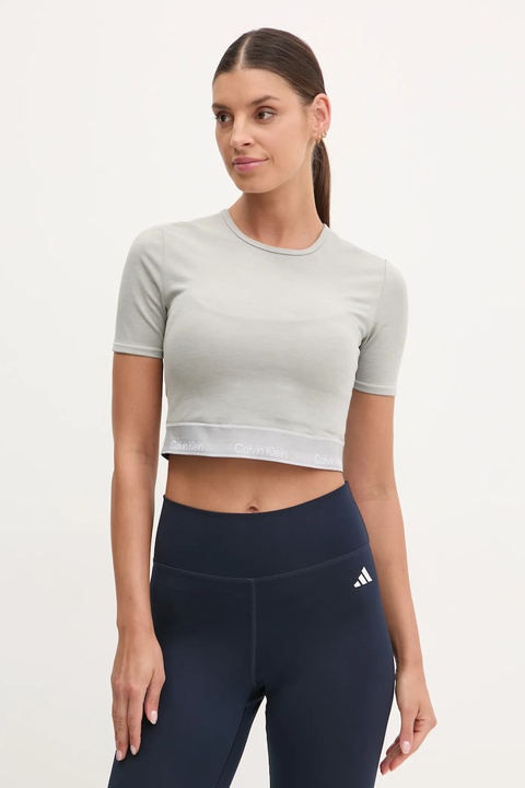 Calvin Klein Performance t-shirt treningowy kolor szary LVGWS5K144 - zdjęcie produktu nr 1