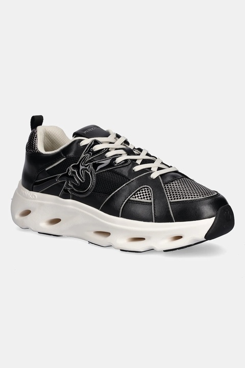 Pinko sneakersy Pink 06 damskie kolor czarny SS0127E036ZZ0 - zdjęcie produktu nr 2