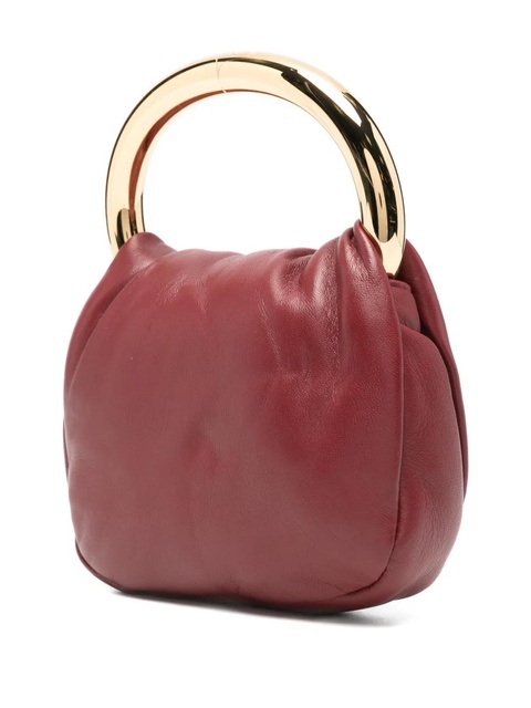 Blumarine mini Ring leather tote bag - Red - zdjęcie produktu nr 1