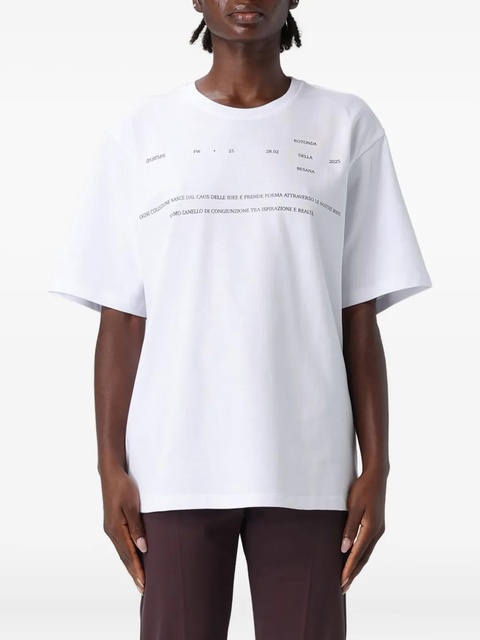 Sportmax Biella text graphic T-shirt - White - zdjęcie produktu nr 2
