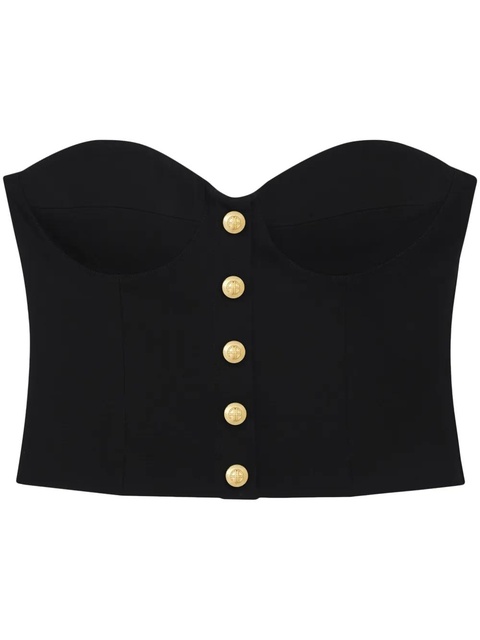 ANINE BING Jennifer corset-style top - Black - zdjęcie produktu nr 1