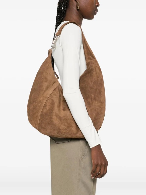 Gimaguas Paula suede shoulder bag - Brown - zdjęcie produktu nr 1