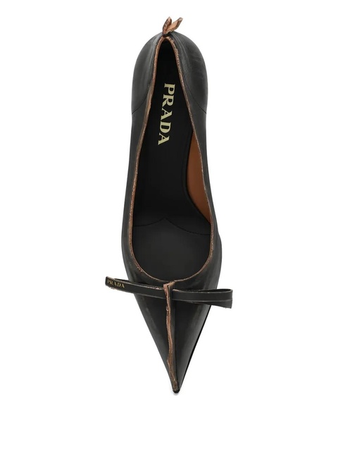 Prada bow-detailing heeled pumps - Black - zdjęcie produktu nr 2