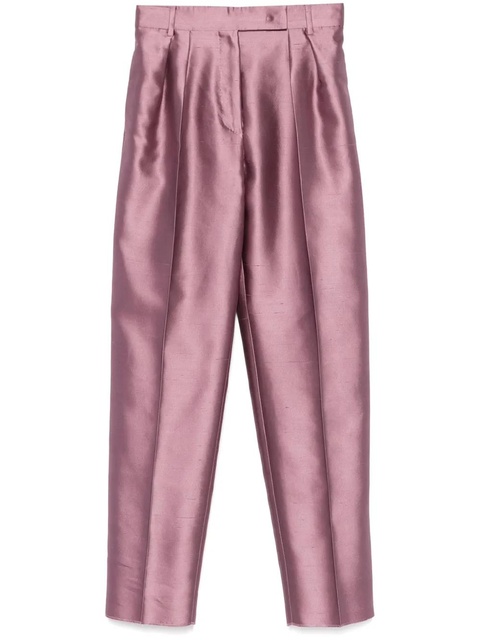 Max Mara metallic-effect tailored trousers - Purple - zdjęcie produktu nr 1