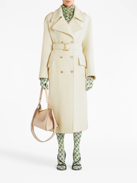 ETRO belted-waist double-breasted coat - Neutrals - zdjęcie produktu nr 1