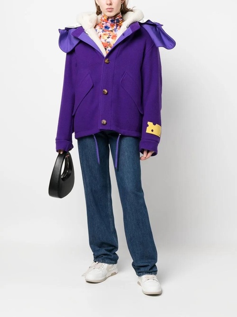 Off-White hooded reversible jacket - Purple - zdjęcie produktu nr 2