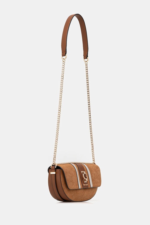 Guess torebka zamszowa ERENIA kolor brązowy HWSB78 38210 - zdjęcie produktu nr 2