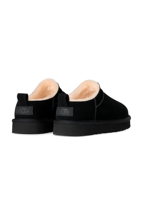 UGG kapcie zamszowe Classic Micro kolor czarny 1173891.BLK - zdjęcie produktu nr 1