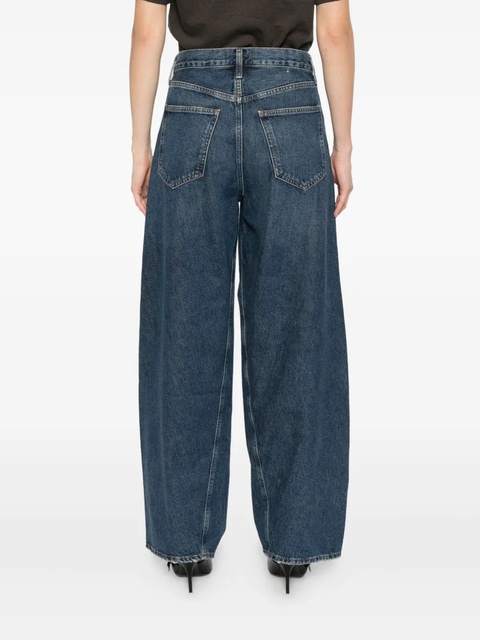 AGOLDE panelled regenerative-cotton jeans - Blue - zdjęcie produktu nr 2