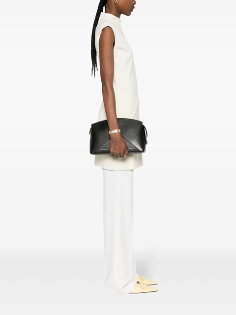 Victoria Beckham Victoria leather clutch bag - Black - zdjęcie produktu nr 1