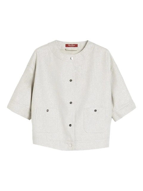 Max Mara short-sleeves jacket - Silver - zdjęcie produktu nr 1