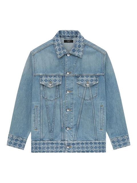 AMIRI MA Quad jacquard denim jacket - Blue - zdjęcie produktu nr 1