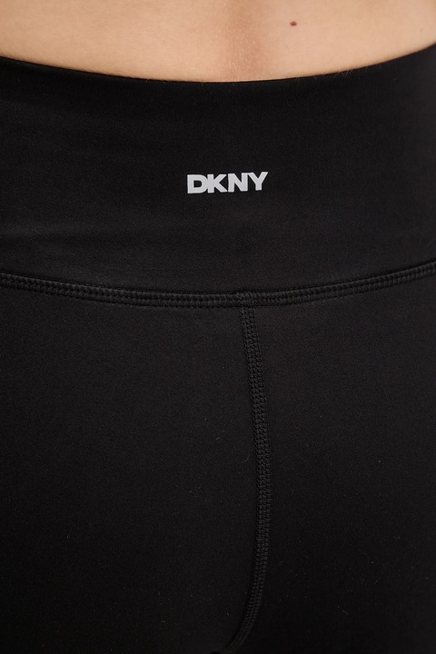Dkny legginsy damskie kolor czarny gładkie DP5P3387 - zdjęcie produktu nr 2