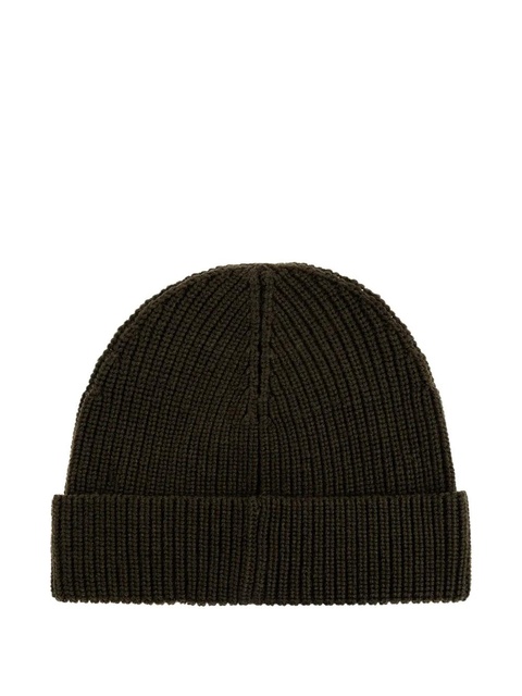 ISABEL MARANT ribbed logo beanie hat - Brown - zdjęcie produktu nr 2