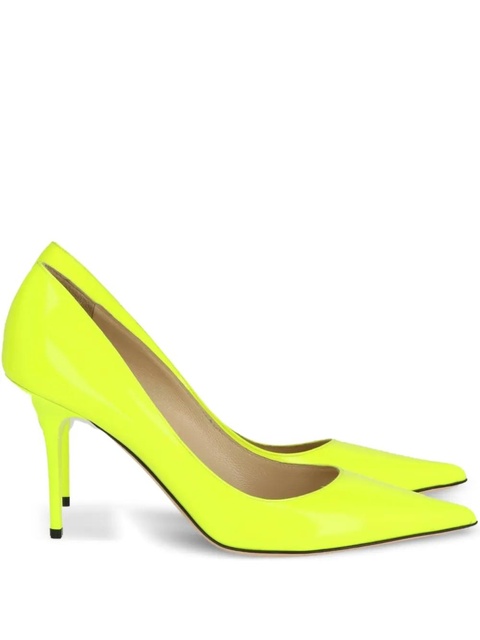 Jimmy Choo 100mm pointed-toe stiletto pumps - Yellow - zdjęcie produktu nr 1