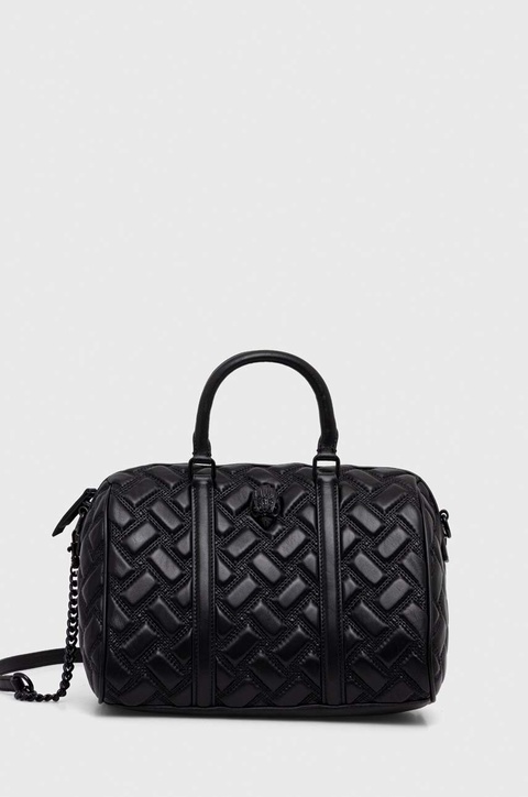 Kurt Geiger London torebka skórzana kolor czarny - zdjęcie produktu nr 1