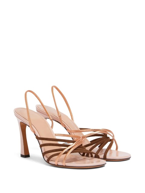 Marni New Wave leather sandals - Brown - zdjęcie produktu nr 2