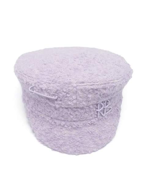 Ruslan Baginskiy logo-embellished baker boy cap - Purple - zdjęcie produktu nr 2