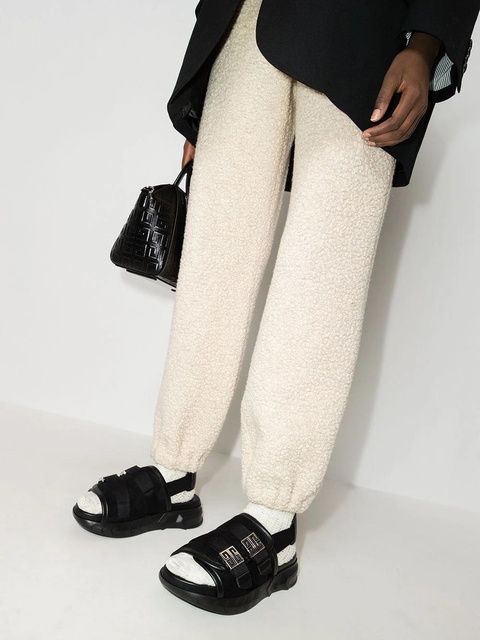 Givenchy Marshmallow slingback leather sandals - Black - zdjęcie produktu nr 2