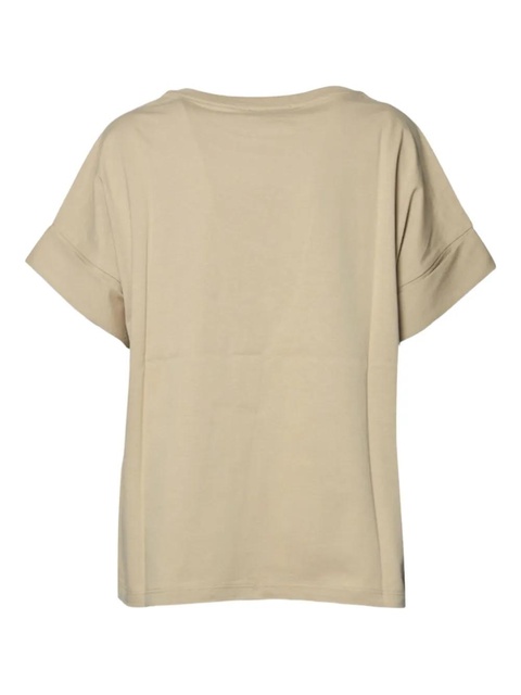 SOLOTRE cuffed T-shirt - Neutrals - zdjęcie produktu nr 2