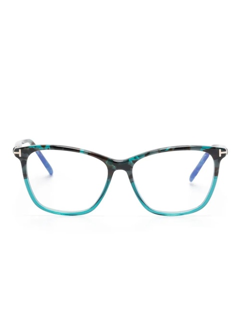 TOM FORD Eyewear butterfly-frame glasses - Blue - zdjęcie produktu nr 1