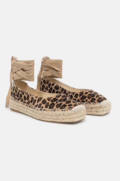 Answear.LAB espadryle zamszowe kolor brązowy - zdjęcie produktu nr 1