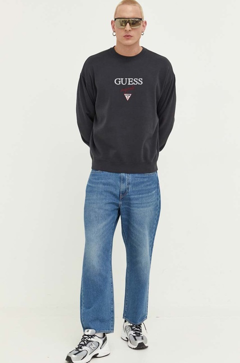 Guess Originals bluza Go Baker kolor czarny z aplikacją SM2BQ09K9YH1-F43M - zdjęcie produktu nr 2
