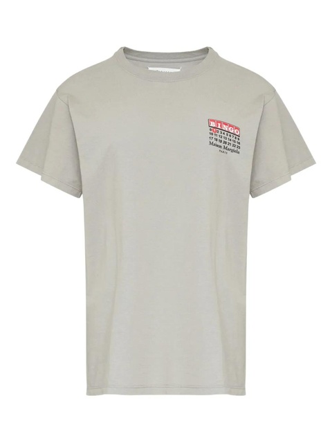Maison Margiela Numbers-print T-shirt - Neutrals - zdjęcie produktu nr 1