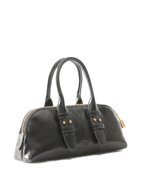 PINKO zip-top handle tote bag - Black - zdjęcie produktu nr 2