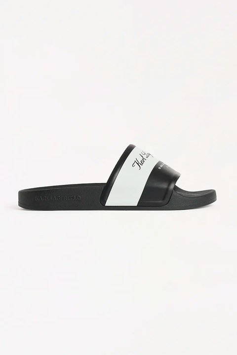 Karl Lagerfeld klapki KONDO 2.0 damskie kolor czarny KL80923 - zdjęcie produktu nr 1