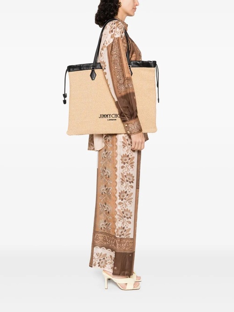 Jimmy Choo large drawstring tote bag - Neutrals - zdjęcie produktu nr 2