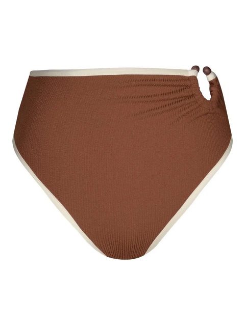 Johanna Ortiz Susurro Del Agua ring-detail bikini bottom - Brown - zdjęcie produktu nr 2