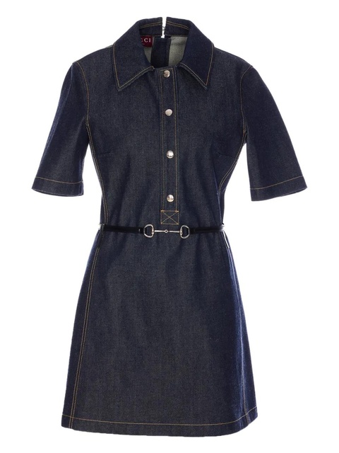 Gucci denim shirt dress - Blue - zdjęcie produktu nr 1