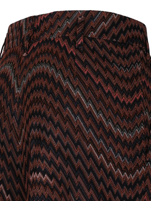 Missoni chevron-pattern trousers - Brown - zdjęcie produktu nr 2