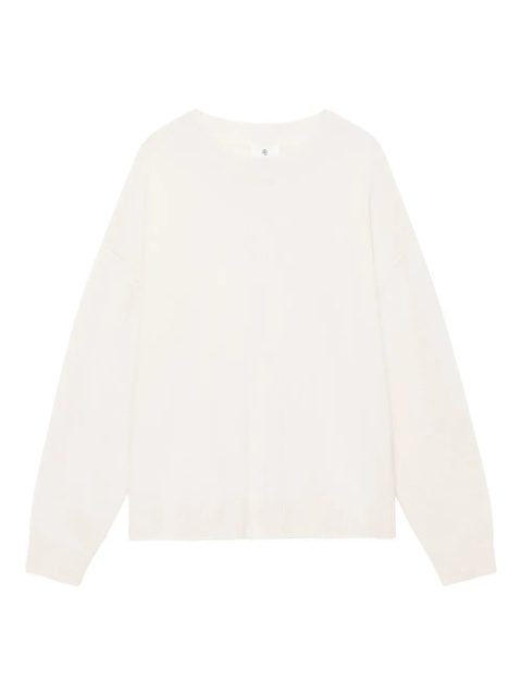 ANINE BING Lee crew-neck cashmere sweater - Neutrals - zdjęcie produktu nr 1