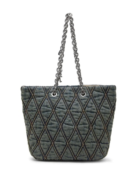 Diesel Charm-D quilted tote bag - Blue - zdjęcie produktu nr 1