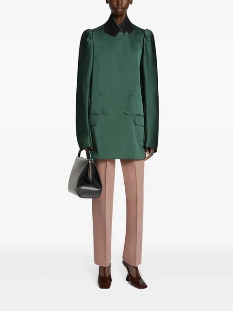 DRIES VAN NOTEN resin-handle leather tote bag - Black - zdjęcie produktu nr 1