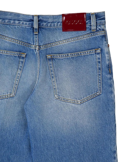 Gucci straight-leg denim trousers - Blue - zdjęcie produktu nr 2