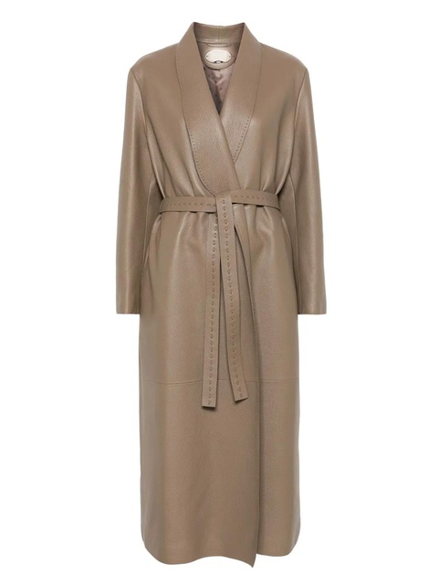 FENDI leather coat - Brown - zdjęcie produktu nr 1