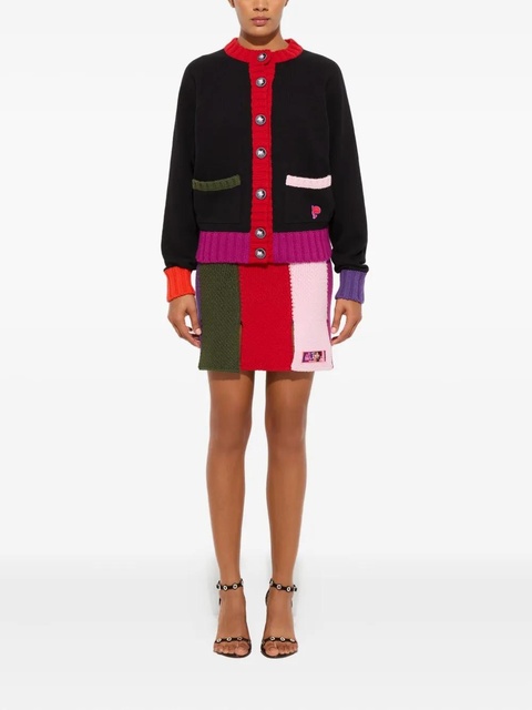 PUCCI color-block pocket cardigan - Black - zdjęcie produktu nr 2