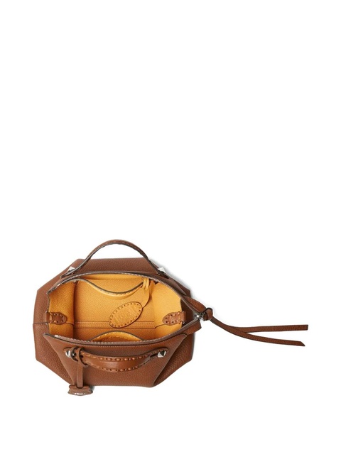 FENDI medium By The Way Selleria hand-sewn topstitches tote bag - Brown - zdjęcie produktu nr 1