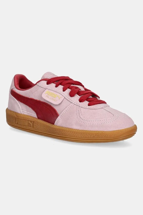 Puma sneakersy zamszowe Palermo Cobalt Glaze kolor różowy 396463 - zdjęcie produktu nr 1